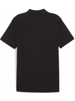 Mens t -phirt gallérral PUMA TEAMGOAL CASUALS POLO 658605_03 PUMA FEKETE/PUMA FEHÉR