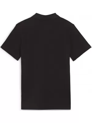 Mens t -phirt gallérral PUMA TEAMGOAL CASUALS POLO JR 658606_03 PUMA FEKETE/PUMA FEHÉR