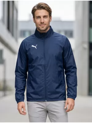 Kabát PUMA TEAMGOAL ALL WEATHER JACKET 659038_06 PUMA NAVY/PUMA WHITE