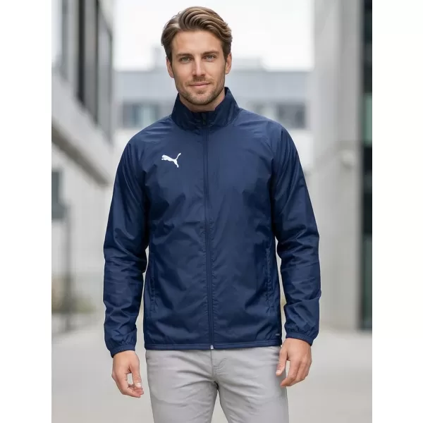  Kabát PUMA TEAMGOAL ALL WEATHER JACKET 659038_06 PUMA NAVY/PUMA WHITE 