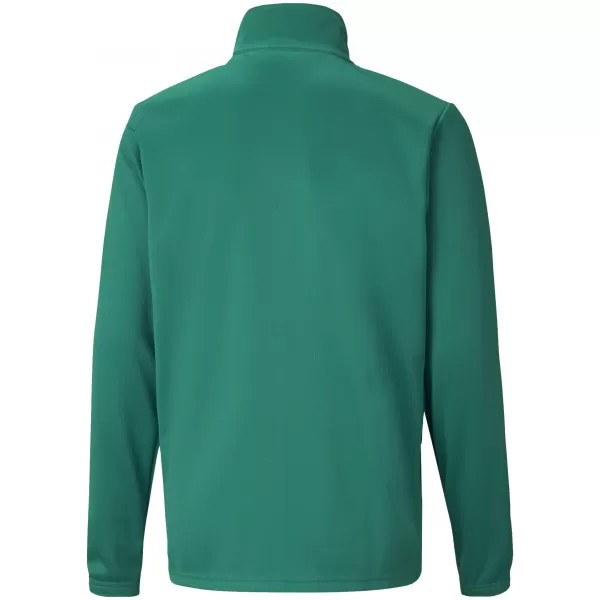  Kabát PUMA TEAMRISE TRG POLY JACKET JR 657393_05 PEPPER GREEN/ BORS ZÖLD/PUMA FEHÉR 