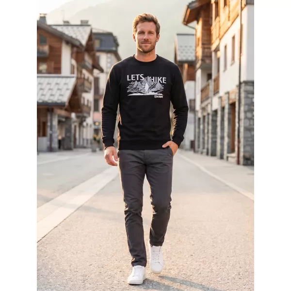  Férfi pulóver ALTISPORT ALM190406 FEKETE 