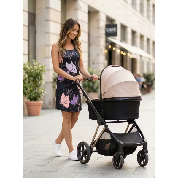  Női funkcionális ruha prémium ALTISPORT VOJ/ALW086SAT01 FEKETE/LILA 