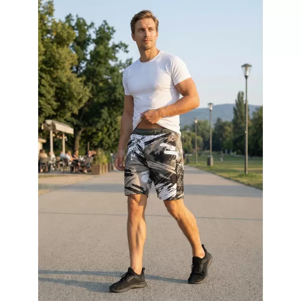  Férfi funkcionális rövidnadrág prémium ALTISPORT VOJ/ALM014KRA01 FEKETE -GRAY 