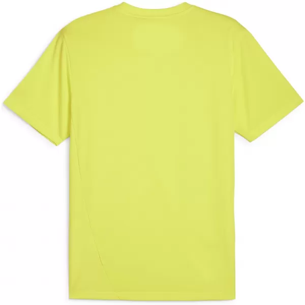  Férfi funkcionális ing PUMA TEAMFINAL TRAINING JERSEY 658557_30 ELECTRIC LIME/ ELEKTROMOS MÉSZ/PUMA EZÜST 