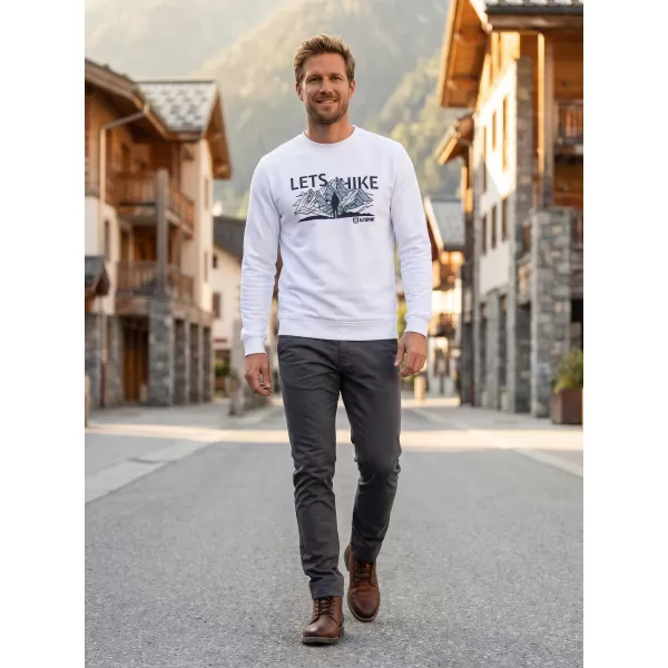  Férfi pulóver ALTISPORT ALM190406 FEHÉR 