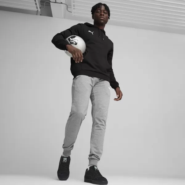  Férfi pulóver PUMA TEAMGOAL CASUALS HOODY 658618_03 PUMA FEKETE/PUMA FEHÉR 