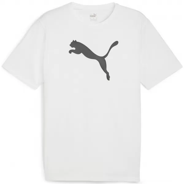  Férfi póló PUMA TEAMRISE LOGO JERSEY COTTON 658705_04 PUMA FEHÉR/PUMA FEKETE 