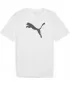 Férfi póló PUMA TEAMRISE LOGO JERSEY COTTON 658705_04 PUMA FEHÉR/PUMA FEKETE