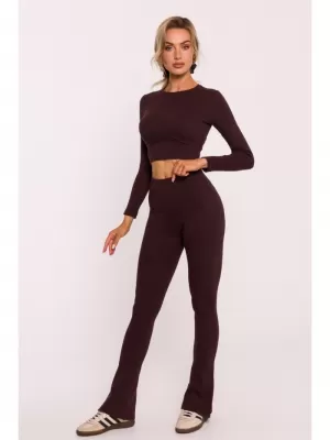 Női leggings MOE M816 BARNA