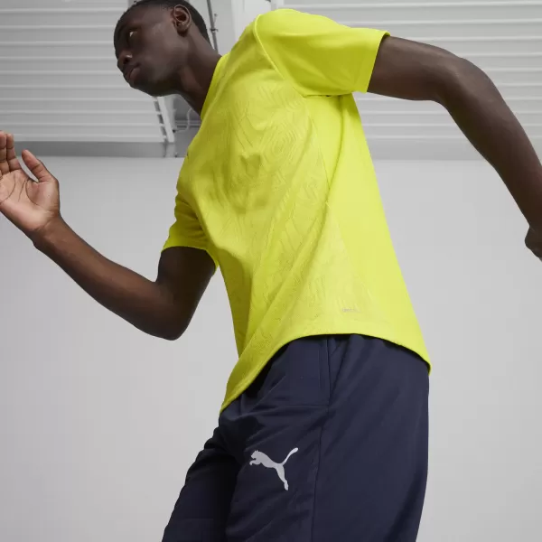  Férfi funkcionális ing PUMA TEAMFINAL TRAINING JERSEY 658557_30 ELECTRIC LIME/ ELEKTROMOS MÉSZ/PUMA EZÜST 