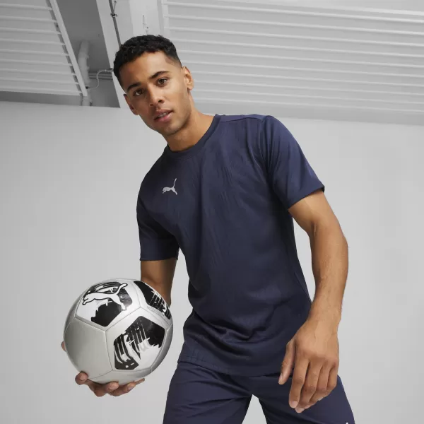  Férfi funkcionális ing PUMA TEAMFINAL TRAINING JERSEY 658557_06 PUMA HADITENGERÉSZET/PUMA EZÜST 