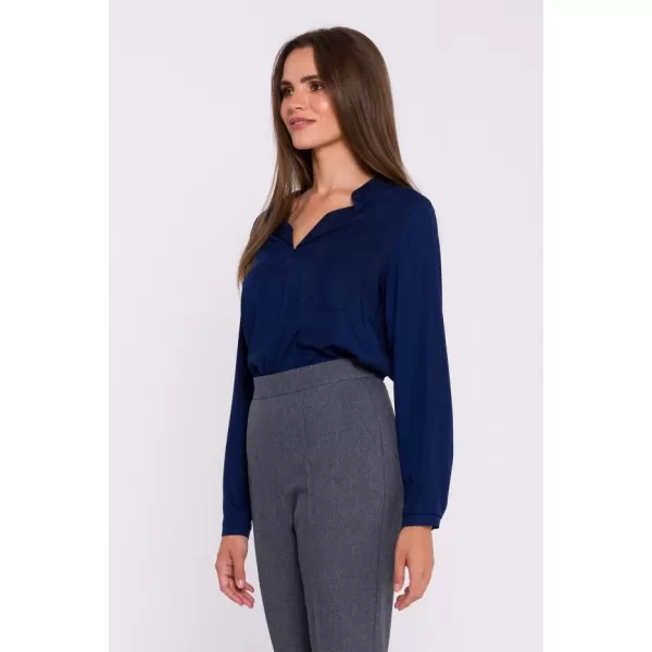 Női blúz STYLOVE S375 SÖTÉTKÉK 