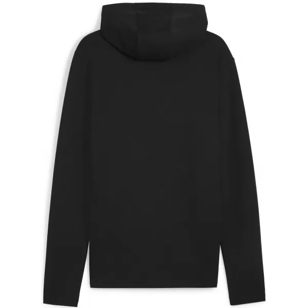  Férfi pulóver PUMA TEAMFINAL CASUALS HOODED JKT 658528_03 PUMA FEKETE/PUMA EZÜST 
