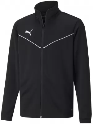 Kabát PUMA TEAMRISE TRG POLY JACKET JR 657393_03 PUMA FEKETE/PUMA FEHÉR