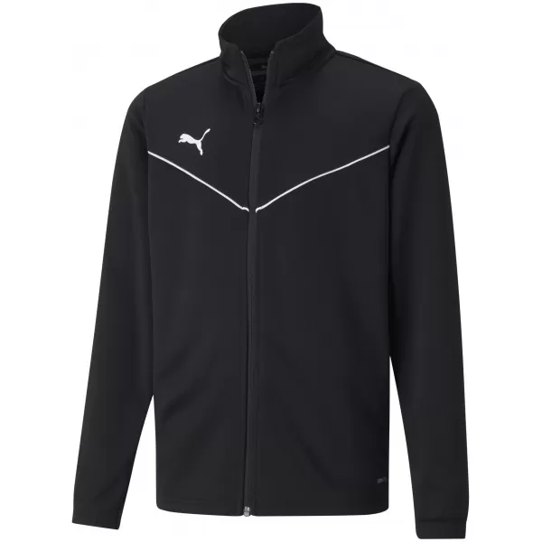 Kabát PUMA TEAMRISE TRG POLY JACKET JR 657393_03 PUMA FEKETE/PUMA FEHÉR 