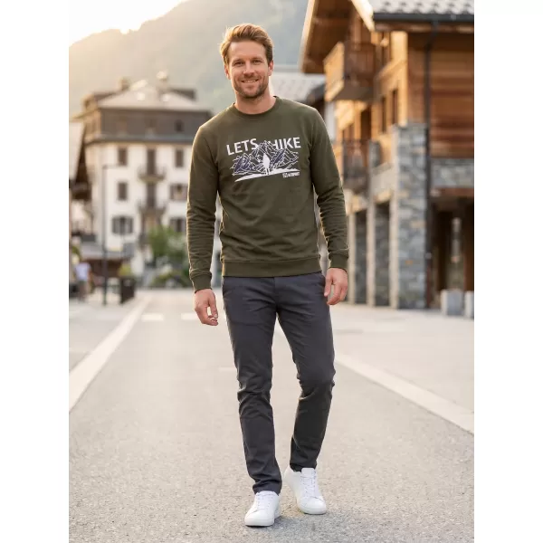  Férfi pulóver ALTISPORT ALM190406 KATONAI 