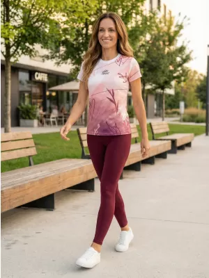 Női funkcionális T -piró prémium ALTISPORT VOJ/ALW083TR01 FEHÉR -PINK