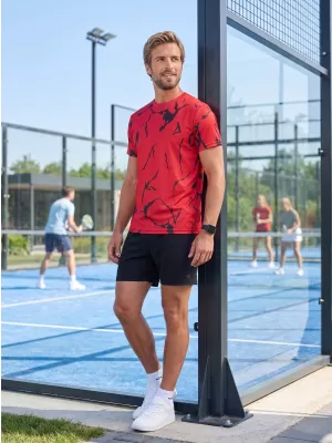 Férfi funkcionális T -piró prémium ALTISPORT VOJ/ALM052TR01 PIROS