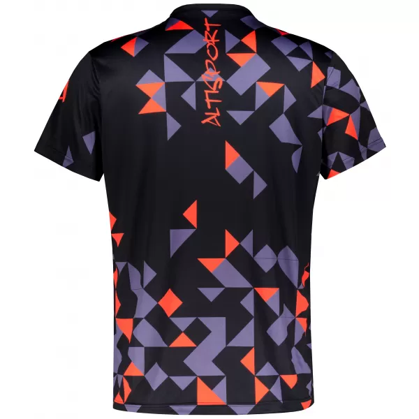  Férfi funkcionális T -piró prémium ALTISPORT VOJ/ALM108TR01 FEKETE -ORANGE 