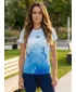 Női funkcionális T -piró prémium ALTISPORT VOJ/ALW083TR01 FEHÉR -BLUE