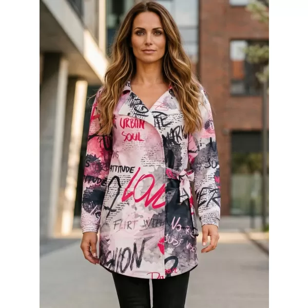  Női pulóver prémium táska ALTISPORT VOJ/ALW105MI05 FEHÉR -PINK 
