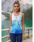 A nők funkcionális tankja a prémium teteje ALTISPORT VOJ/ALW083TIL01 FEHÉR -BLUE