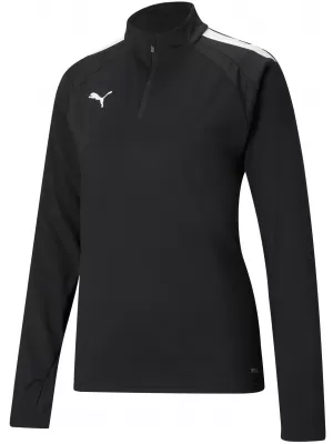 Női kabát PUMA TEAMLIGA 1/4 ZIP TOP W 657253_03 PUMA FEKETE/PUMA FEHÉR