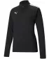 Női kabát PUMA TEAMLIGA 1/4 ZIP TOP W 657253_03 PUMA FEKETE/PUMA FEHÉR