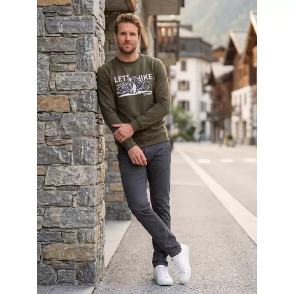  Férfi pulóver ALTISPORT ALM190406 KATONAI 