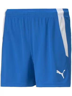 Hölgyek rövidnadrágja PUMA TEAMLIGA SHORTS W 704936_02 ELEKTROMOS KÉK LIMONÁDÉ