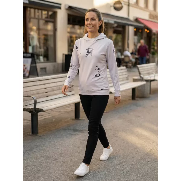  Női funkcionális pulóver prémium ALTISPORT VOJ/ALW077MI01 SZÜRKE -BLACK 