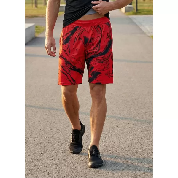  Férfi funkcionális rövidnadrág prémium ALTISPORT VOJ/ALM071KRA01 PIROS 