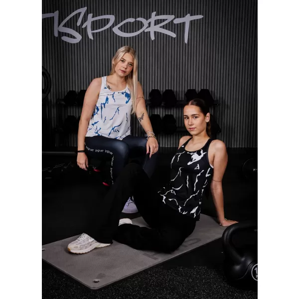  A nők funkcionális tankja a prémium teteje ALTISPORT VOJ/ALW052TIL01 FEKETE 