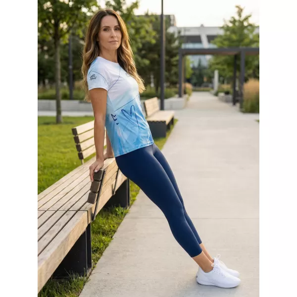  Női funkcionális T -piró prémium ALTISPORT VOJ/ALW083TR01 FEHÉR -BLUE 