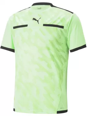 Labdarúgó mez PUMA TEAMLIGA REFEREE JERSEY 705452_20 FIZZY LIME/ FIZZY LIME/PUMA FEKETE