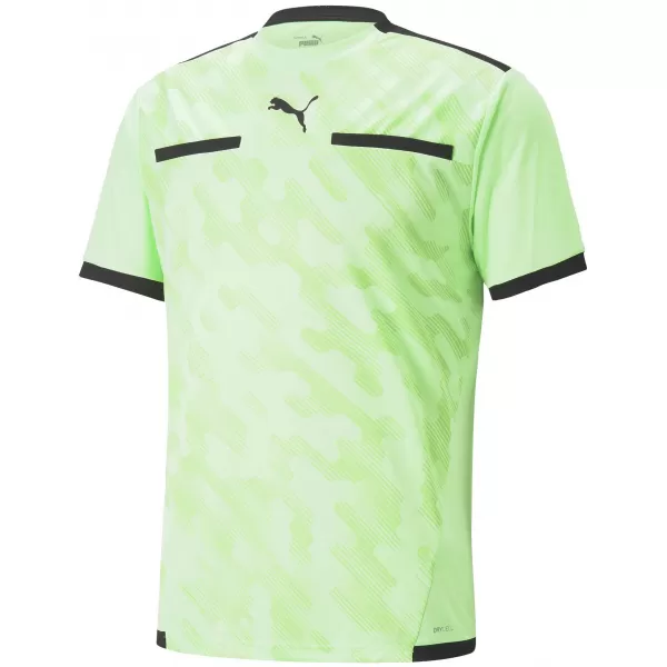  Labdarúgó mez PUMA TEAMLIGA REFEREE JERSEY 705452_20 FIZZY LIME/ FIZZY LIME/PUMA FEKETE 