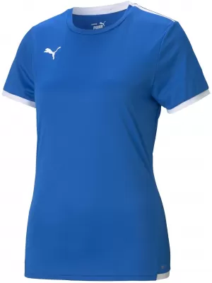 Női funkcionális ing PUMA TEAMLIGA JERSEY W 704934_02 ELEKTROMOS KÉK LIMONÁDÉ