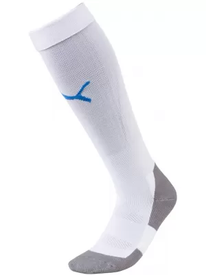 Futball zokni PUMA TEAM LIGA SOCKS CORE 703441_12 PUMA FEHÉR/ELEKTROMOS KÉK L