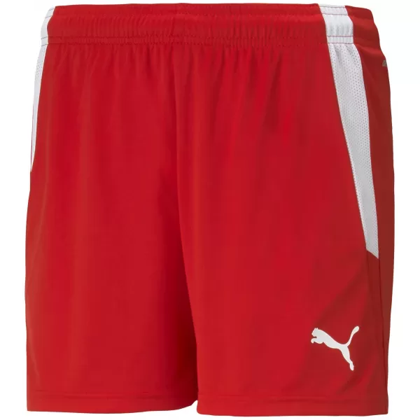 Hölgyek rövidnadrágja PUMA TEAMLIGA SHORTS W 704936_01 PUMA PIROS/PUMA FEHÉR 