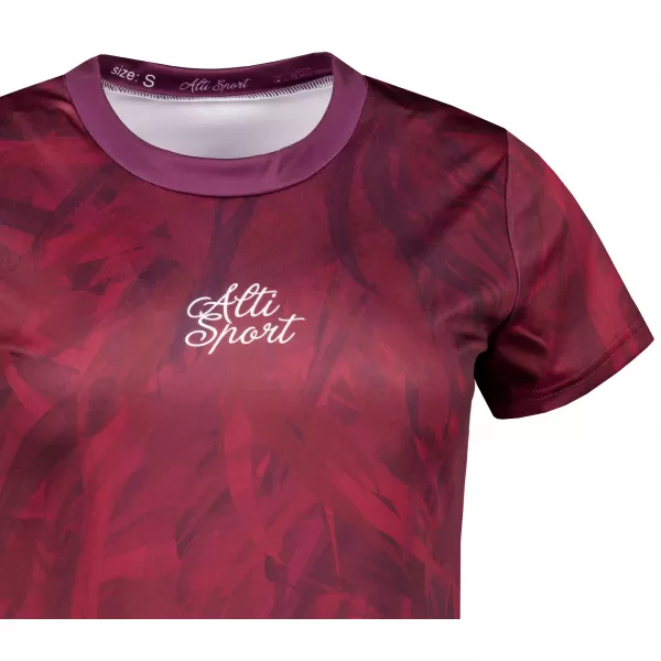  Prémium funkcionális női póló ALTISPORT VOJ/ALW096TR01 BURGUNDIA 