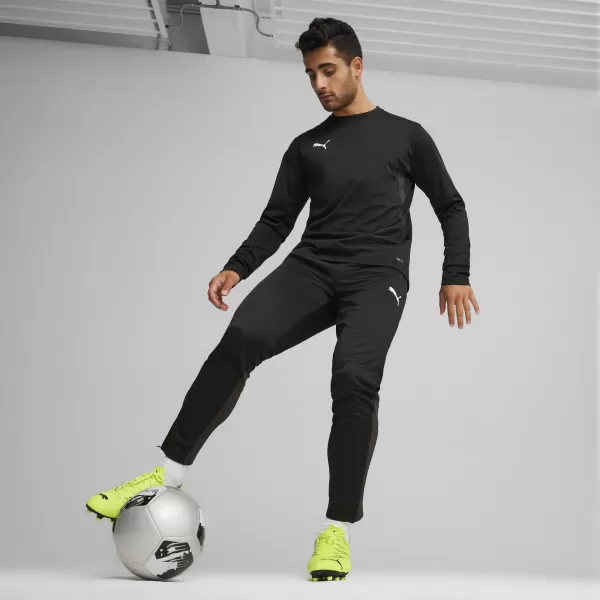  Férfi pulóver PUMA TEAMGOAL TRAINING SWEAT 658649_03 PUMA FEKETE/FEHÉR/SÖTÉTSZÜRKE 