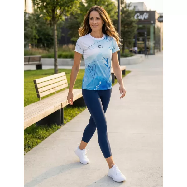  Női funkcionális T -piró prémium ALTISPORT VOJ/ALW083TR01 FEHÉR -BLUE 