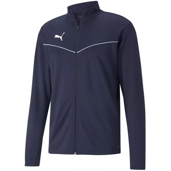  Kabát PUMA TEAMRISE TRG POLY JACKET 657392_06 PEACOAT/ PÁVA/PUMA FEHÉR 