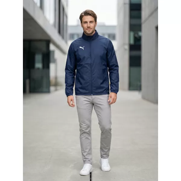  Kabát PUMA TEAMGOAL ALL WEATHER JACKET 659038_06 PUMA NAVY/PUMA WHITE 