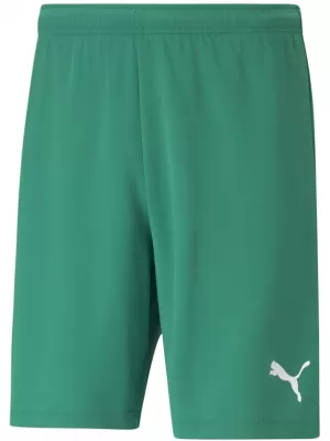 Rövidnadrág PUMA TEAMRISE SHORT 704942_05 PEPPER GREEN/ BORS ZÖLD/PUMA FEHÉR