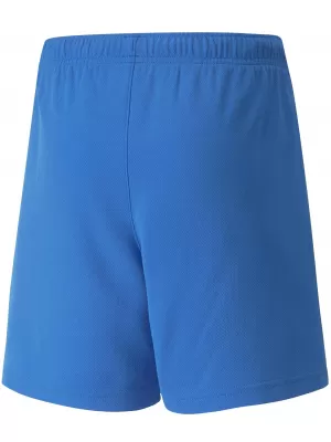 Rövidnadrág PUMA TEAMRISE SHORT JR 704943_02 ELEKTROMOS KÉK LIMONÁDÉ/FEHÉR