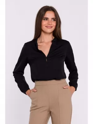 Női blúz STYLOVE S375 FEKETE