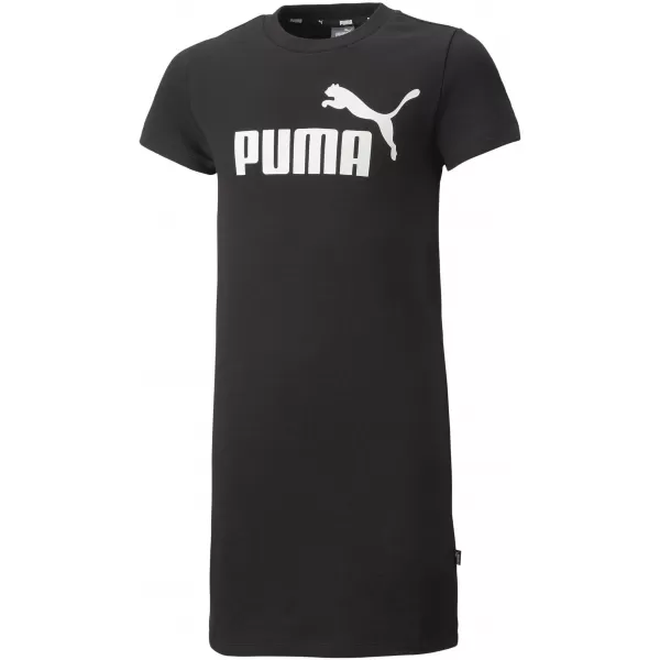  Ruha PUMA ESS+ LOGO DRESS 673493_01 PUMA FEKETE 