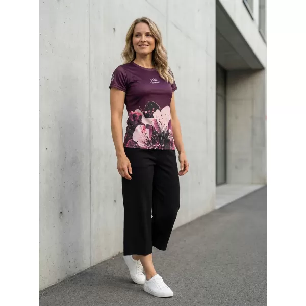  Női funkcionális T -piró prémium ALTISPORT VOJ/ALW090TR01 BURGUNDIA 